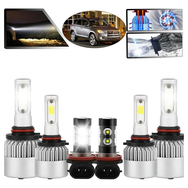 Dm-qpdm-qpda1. Luz Alta/baja/niebla Kit Faros Led 12000lm Pa
