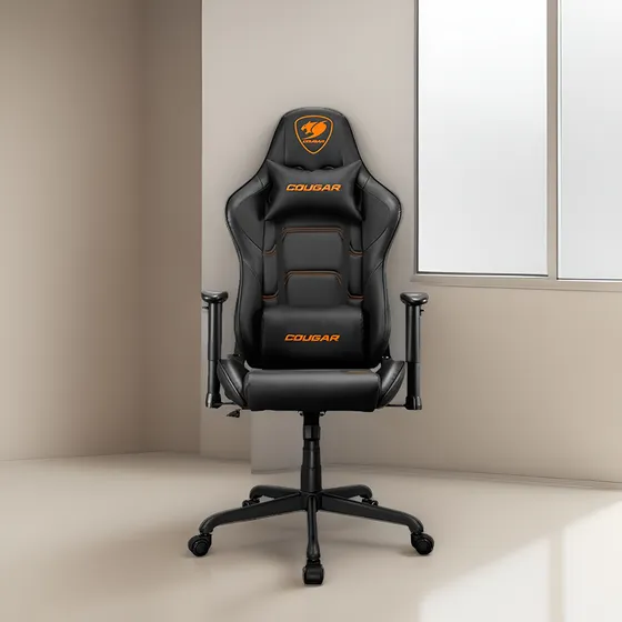 Silla Gamer Cougar Armor Elite Soporta Hasta 120kg Regulable