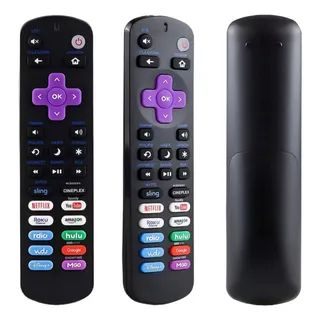 Control Remoto Para Roku Express, Roku Premiere Y Roku Tv Color Negro Control Remoto Para Roku Express, Roku Premiere Y Roku Tv Color Negro