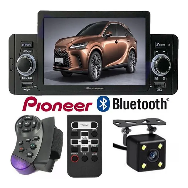 Reproductor Pantalla Pioneer Bluetooth Radio 1 Din Camara