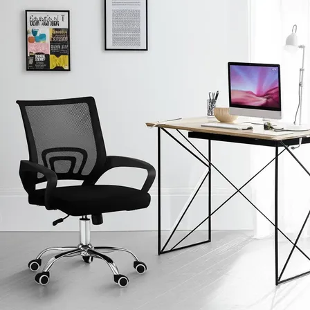 Silla Oficina Escritorio Linium Ejecutiva Ergonómica Premium Color Negro Material Del Tapizado Malla