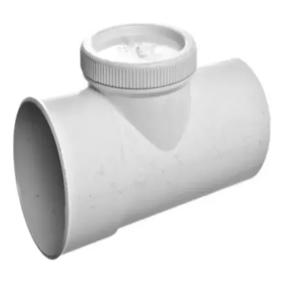 Cupla Inspección Pvc Mh110 Mm Pared Gruesa Con Tapa Rosca Pf