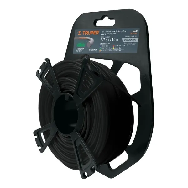 Rollo De Hilo Para Guadaña, 3.7 Mm X 34 M, Truper