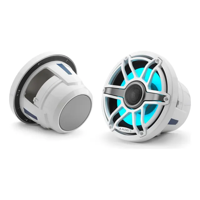 Altavoces Coaxiales Marinos Jl Audio 8,8pul Blancos Con Rgb