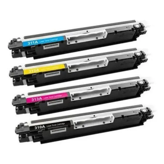 Kit 4 Cartuchos Tóner 126a Para Hp 1025 Pro 100 M175 B,y,c,m