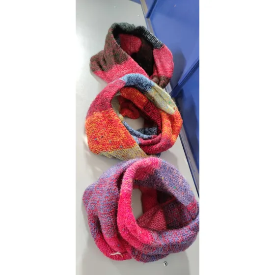 3 X Bufanda Infinita O Cuello Largo Unisex Para Invierno