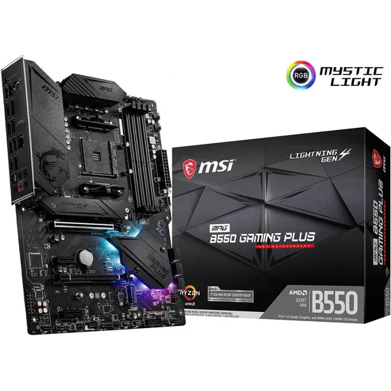 Tarjeta Madre Msi Mpg B550 Gaming Plus Am4 Amd B550