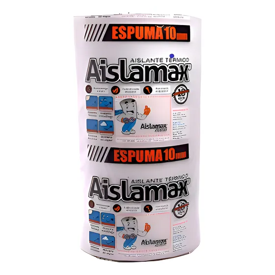 Manta Aislante Aluminizada 10 Mm Para Piso Radiante X 20 Mts