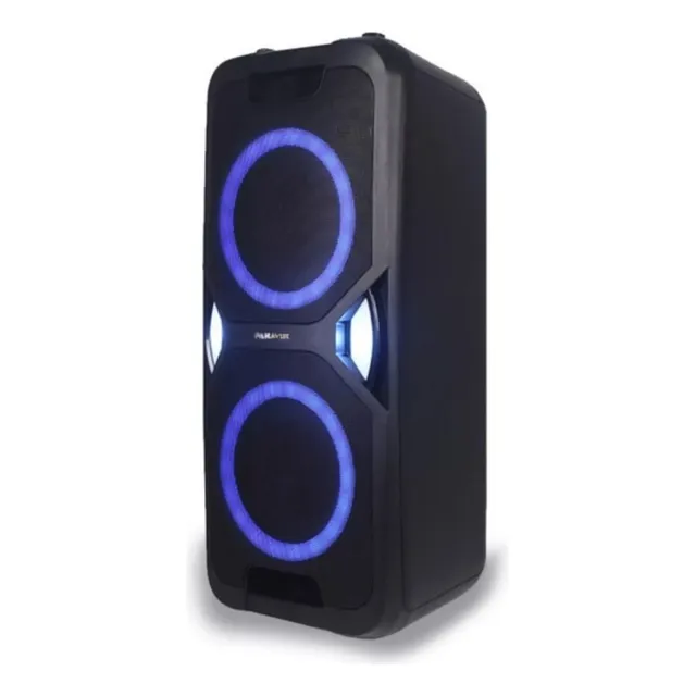 Parlante Poteciado Alta Potencia Luces Led Party Tws
