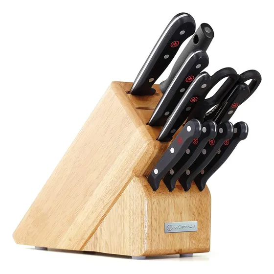 Wüsthof Gourmet Juego De Bloques De Cuchillos De 11 Piezas