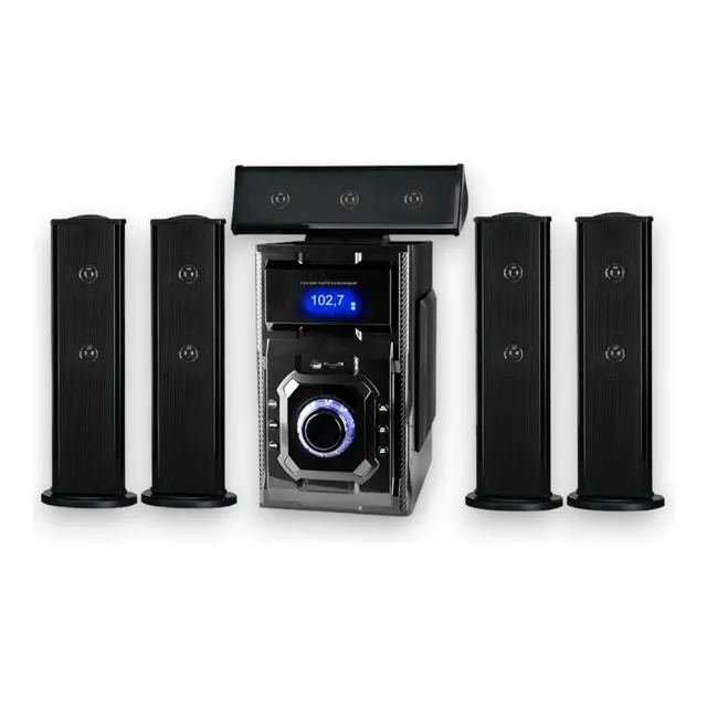 Equipo De Audio 5.1 Subwoofer, Bluetooth, Usb, Fm, Control 