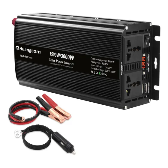 Convertidor De Corriente 12v A 220v Inversor Huangcom Prm