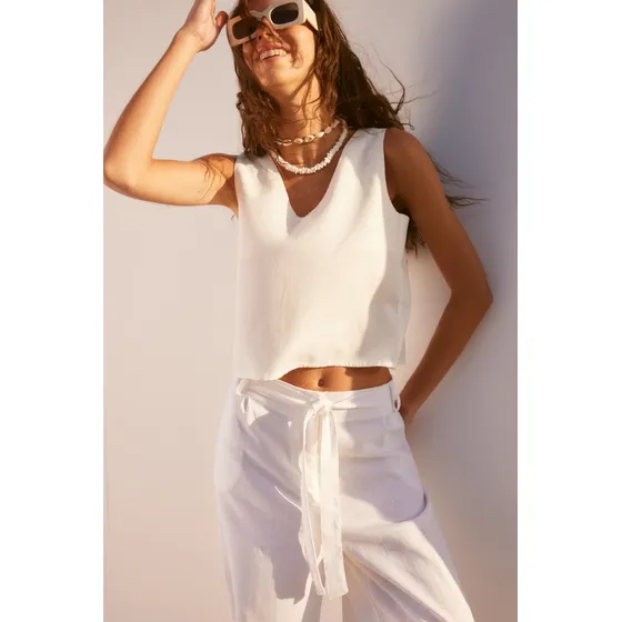 Top Lino New Jersey  Mujer Portsaid