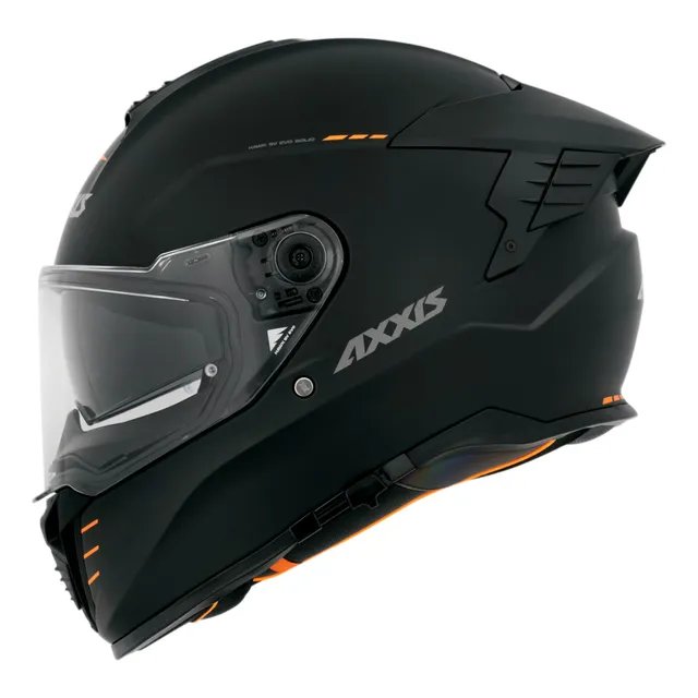 Capacete Moto Axxis Hawk Sv Preto Fosco Com Óculos Interno