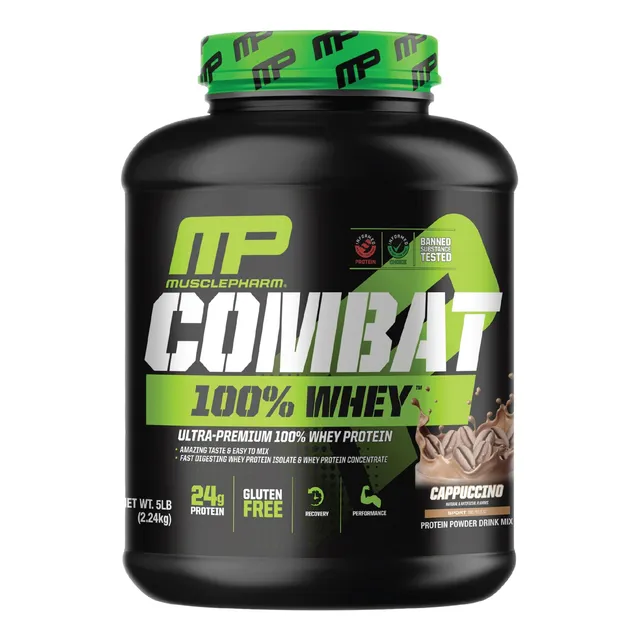 Musclepharm Combat 100% Proteína De Suero En Polvo, Sabor, R