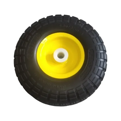 Rueda Caucho Para Carretilla Carrucha Macizo 10puLG