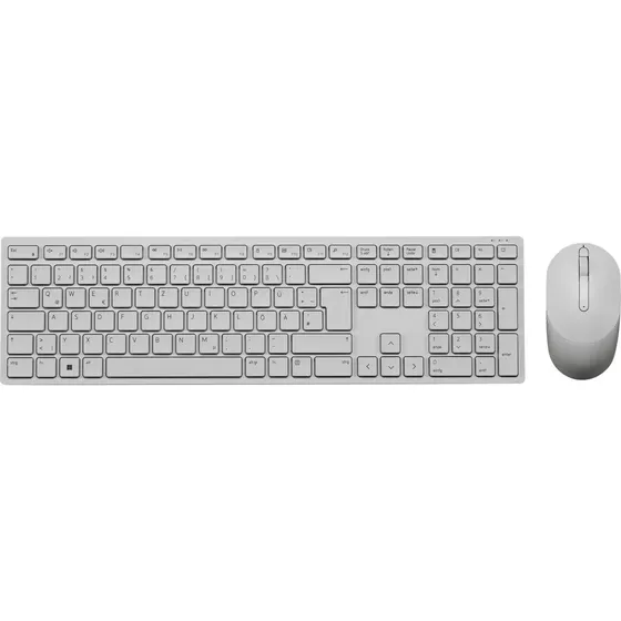 Kit Teclado Y Mouse Dell Km5221w Wireless Español - 580-ajiu Mouse Blanco Teclado Blanco