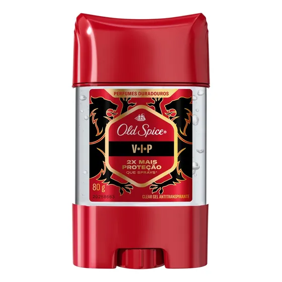 Desodorante em gel Old Spice VIP 80 g Fragrância Frutado