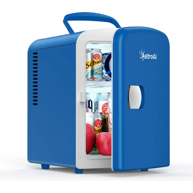 Mini Refrigerador Astroai Asim40 4l Inverter Azul Portátil