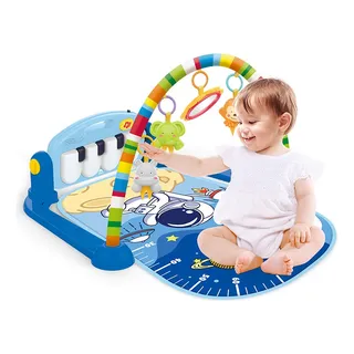 Tapete BebĂȘ Musical Piano Happy Azul Wakaii Tapete BebĂȘ Musical Piano Happy Azul Wakaii