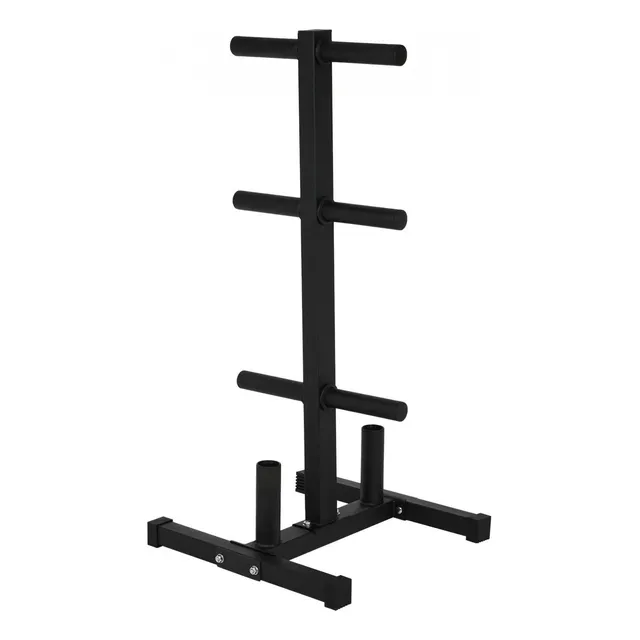 Soporte Placa Peso Para 2  Barra Vertical Gimnasio Casa