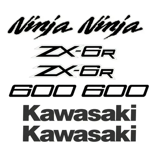 Adesivos Faixa Compatível Kawasaki Ninja Zx10 86-90 Zx1086pp Cor