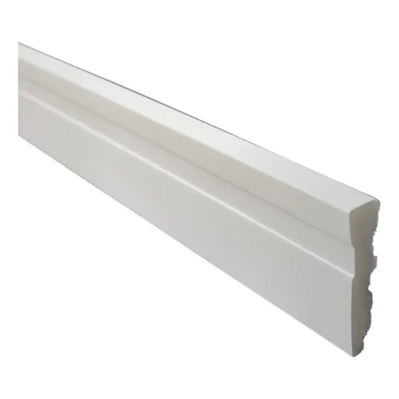 Rodape Poliestireno 05cm 51005 Arquitech - Kit 4 Metros