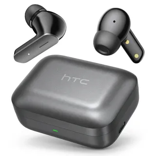 Audifonos HTC TWS16 In-ear Inalámbricos Color Negro Bluetooth 6.0 Auriculares Inalambricos Inteligente Resistente al agua IPX4 Traducción IA Compatible con iPhone y Android