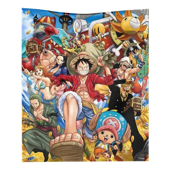 . Manta De Invierno De 150 X 200 Cm Anime Merch Para Sofás