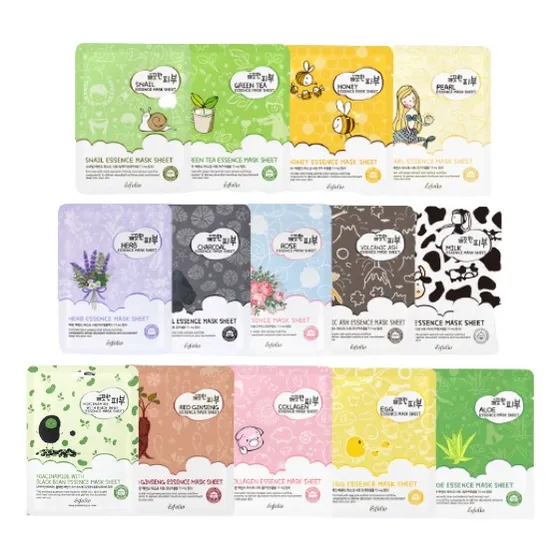 Mascarilla Facial Coreana Esfolio 10 Unidades X Tipo De Piel
