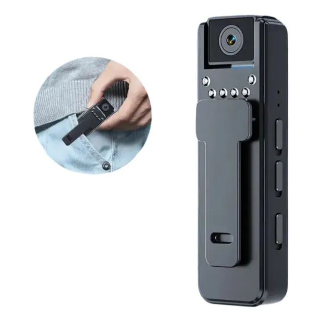 Cámara Corporal Con Grabación De 6 Horas De Audio Y Video