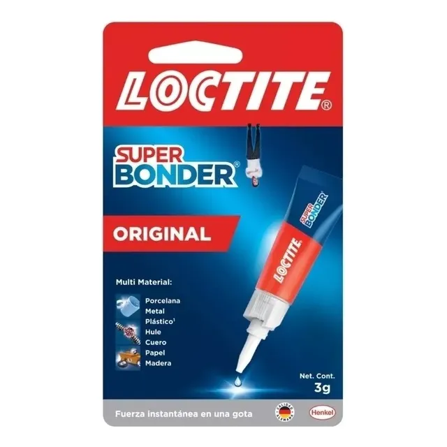 Super Bonder Loctite 3gr Henkel Pega Loca