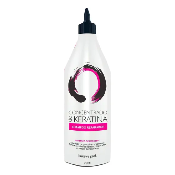 Shampoo Con Concentrado De Keratina Ka Para Cabellos Dañados 750ml