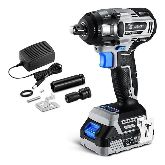 Llave De Impacto 1/2'' 320nm 20v Brushless C/bat Deko