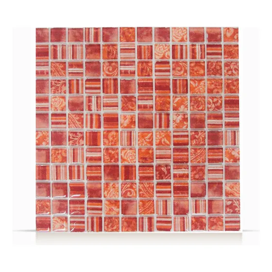 Mallas De Vidrio Piu Broc Rojo 30x30 Cm 1era !