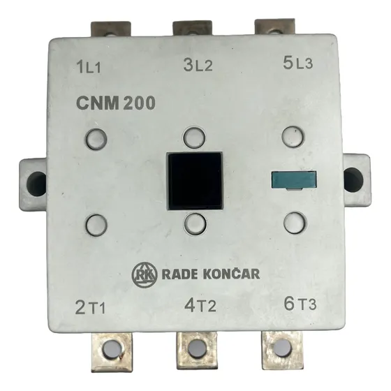  Contactor 110kw/400v  Rade Koncar Cnm 200 22  120v/60hz 