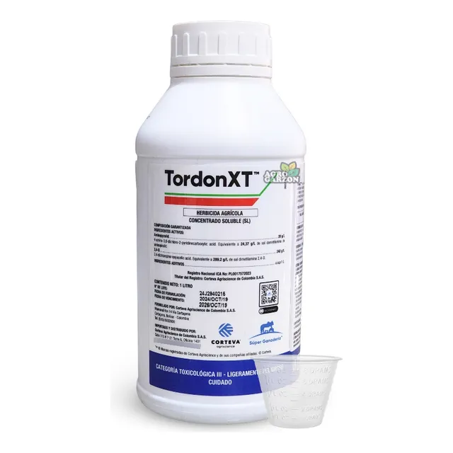 Herbicida Tordon Xl X Litro - Mata Hoja Ancha En Potreros