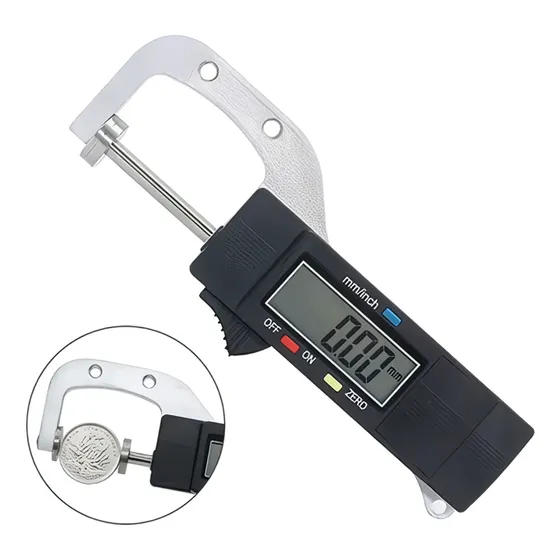 Micrómetro Electrónico Para Medir Espesores De 0-25mm