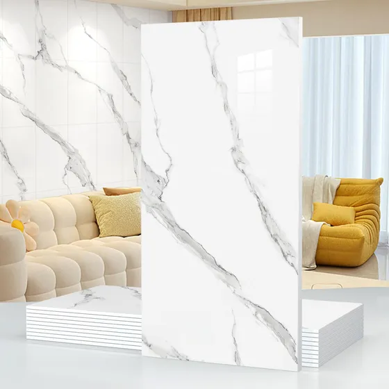 10 Paneles De Pared Mármol Impermeables 60 X 30 Cm 19.4 M²