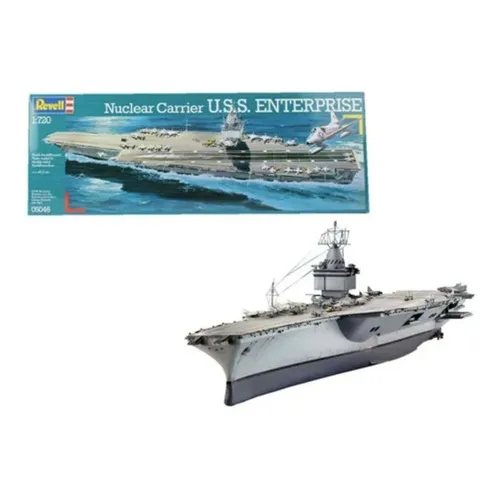 Kit de portaaviones nuclear Revell Uss Enterprise 1/720 - 05046