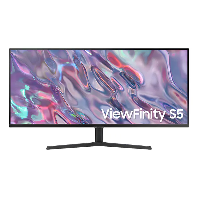 Monitor Samsung Viewfinity S5 34 , Ultrawide, Game Mode Cor Preto 220v