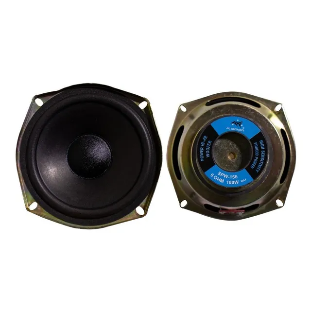 Parlante-bajo 6 Pulgadas 100 Watts 6 Ohms Spw-156