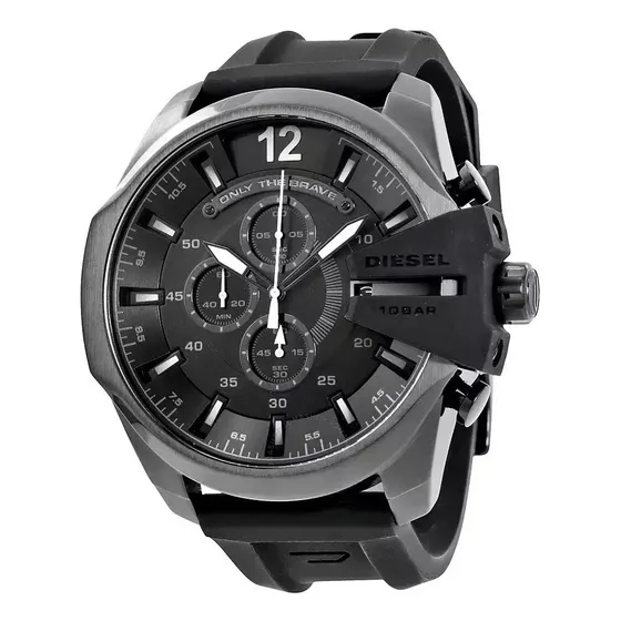 Relogio Sport 4378 Preto Pulseira De Borracha Chronografo