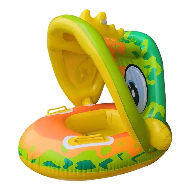 Flotador Bebés Camaleon Techo Sombrilla Piscina Original