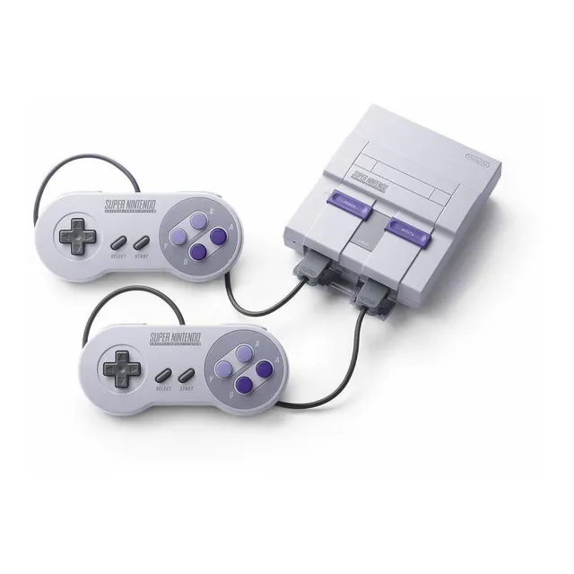 Nintendo SUPER NINTENDO Super NES Classic Edition Mini 512MB Standard color gris y violeta