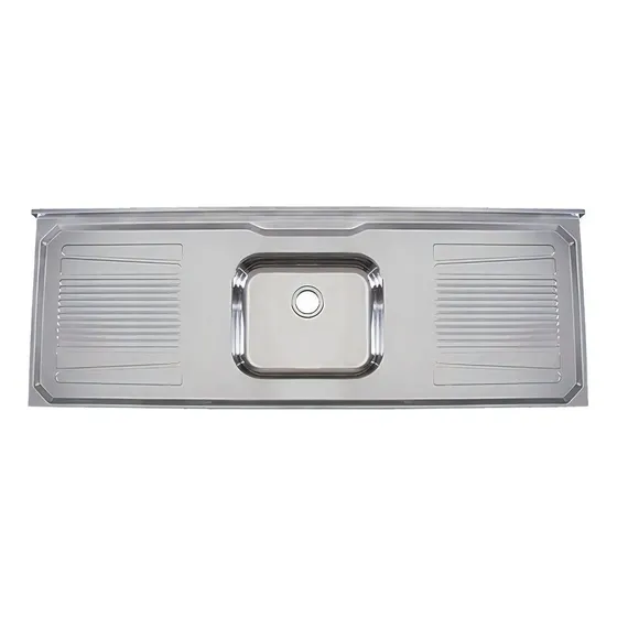 Pianox Concretada inox polido 1.60 x 53cm sin válvula