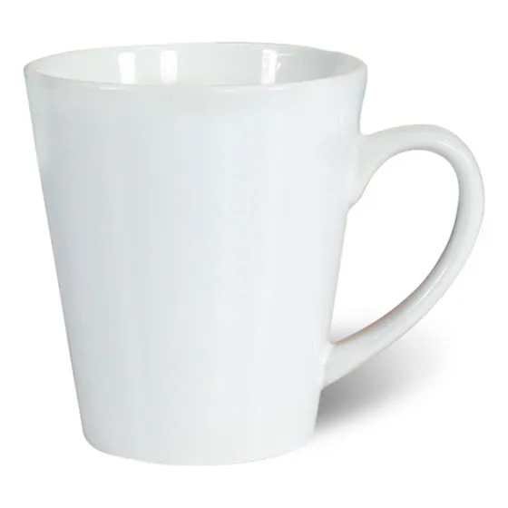 Taza 12oz C/blanco Cónica P/sublimación (caja)