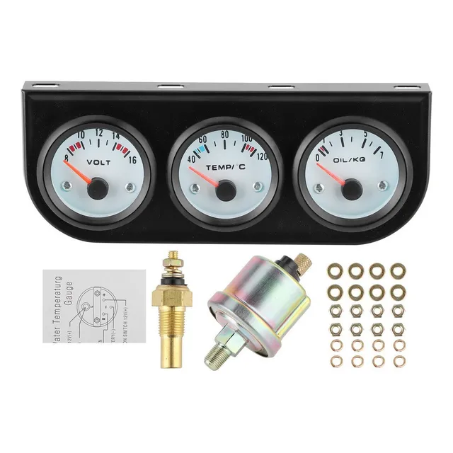 . Kit De Triple Medidor De Coche Universal Lazhu