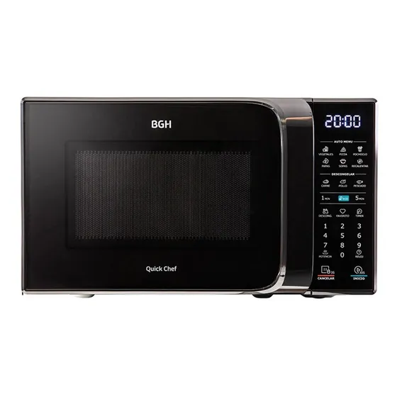 Microondas Bgh Digital Ecoblack 20 Litros B120dn20i 700w
