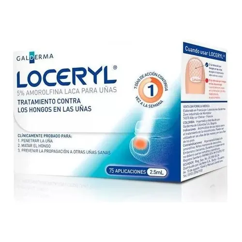 Loceryl Laca Uñas 5% Antihongos - mL a $37000
